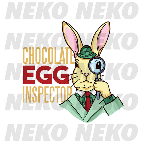 Chocolate Egg Inspector DTF Print  - 5 Pack