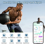Revolutionary Smart Ring Health Tracker - Your Ultimate Waterproof Fitness Companion for Activity Monitoring, Sleep Tracking, and Heart Rate Insights in Stylish Silver