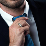 Revolutionary Smart Ring Health Tracker - Your Ultimate Waterproof Fitness Companion for Activity Monitoring, Sleep Tracking, and Heart Rate Insights in Stylish Silver