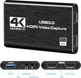 Elevate Your Streaming Experience with the 4K HDMI Video Capture Card - 1080P 60FPS for Nintendo Switch, Xbox, PS4, and More!