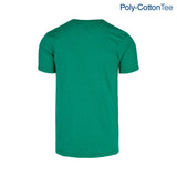 Poly-Cotton Adult Unisex Crew Neck Short Sleeve T Shirt