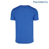 Poly-Cotton Adult Unisex Crew Neck Short Sleeve T Shirt