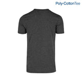 Poly-Cotton Adult Unisex Crew Neck Short Sleeve T Shirt