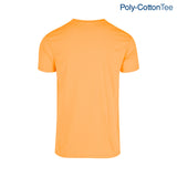 Poly-Cotton Adult Unisex Crew Neck Short Sleeve T Shirt