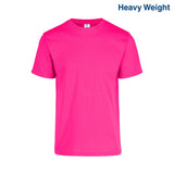 Adult Unisex Heavy Weight Crew Neck Short Sleeve T Shirt
