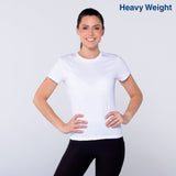 Women’s Heavy Weight Crew Neck Short Sleeve Silhouette T-Shirt