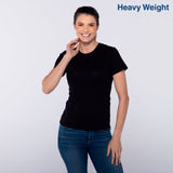 Women’s Heavy Weight Crew Neck Short Sleeve Silhouette T-Shirt