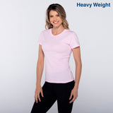Women’s Heavy Weight Crew Neck Short Sleeve Silhouette T-Shirt