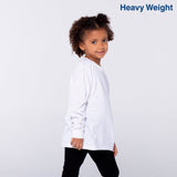 Yazbek N0304 Kids Heavyweight Long-Sleeve Blank T-Shirt