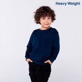 Yazbek N0304 Kids Heavyweight Long-Sleeve Blank T-Shirt