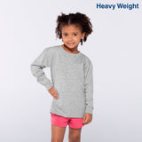 Yazbek N0304 Kids Heavyweight Long-Sleeve Blank T-Shirt