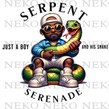 Serpent Serenade DTF Transfer  - 5 Pack