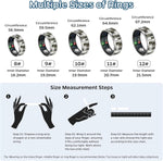 Revolutionary Smart Ring Health Tracker - Your Ultimate Waterproof Fitness Companion for Activity Monitoring, Sleep Tracking, and Heart Rate Insights in Stylish Silver