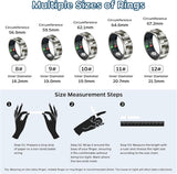 Revolutionary Smart Ring Health Tracker - Your Ultimate Waterproof Fitness Companion for Activity Monitoring, Sleep Tracking, and Heart Rate Insights in Stylish Silver