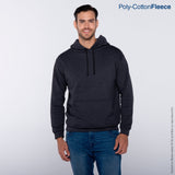 Yazbek C0701 adult pullover blank hoodie in Heather Black
