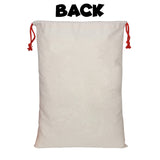 25" x 19" Sublimation Santa sacks