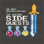 Side Quests Gamer DTF Print 5 Pack