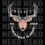 Oh Deer Christmas Is Here DTF Transfer