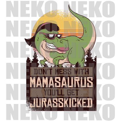 Mamasaurus DTF Transfer - 5 Pack