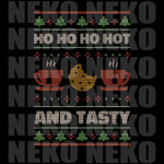 Hot And Tasty Ugly Christmas Sweater DTF Transfer - 5 Pack