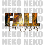 Fall For Jesus DTF Transfer - 5 Pack