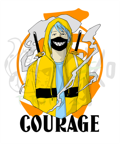 Courage Warrior Anime PNG