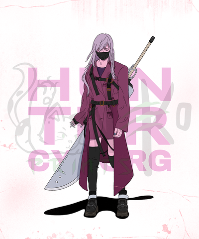 Hunter Cyborg Anime PNG