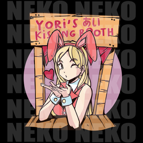 Yori's Kissing Booth Easter Anime DTF Print