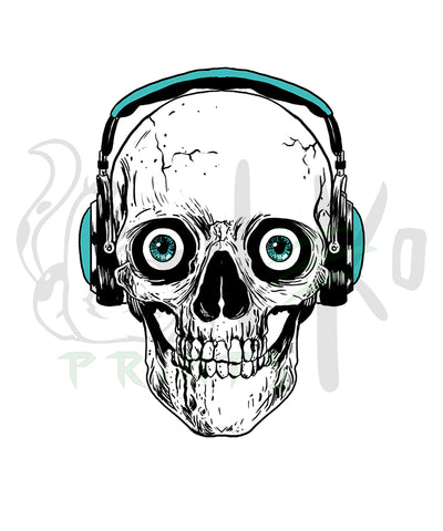 Headphones Skull PNG